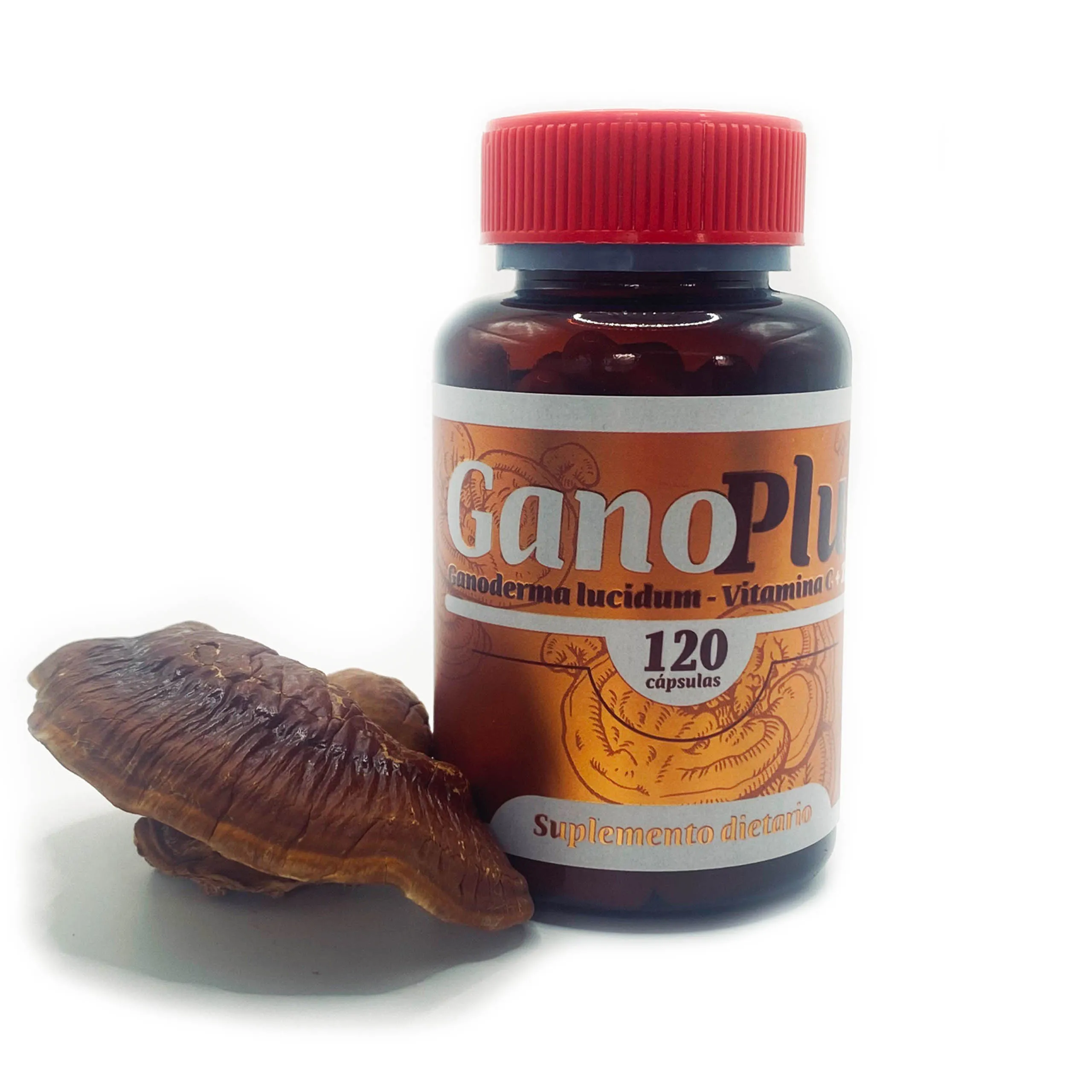 Ganoplus Biotecni – suplemento natural con Ganoderma, Vitamina C y Zinc